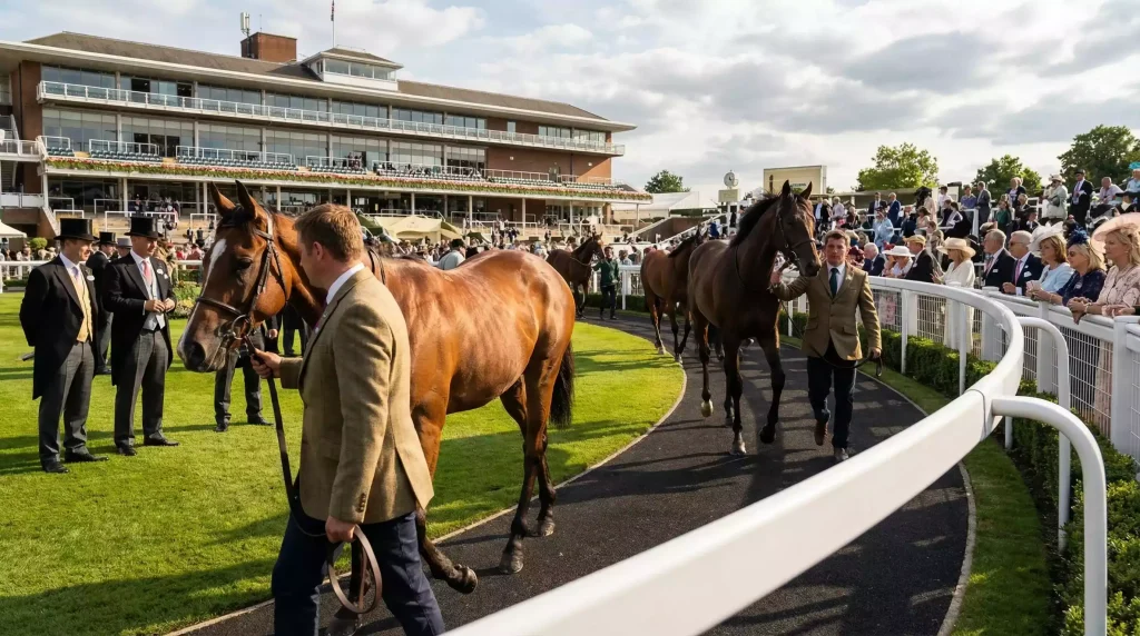 Two-year-old horses racing at Royal Ascot juvenile sprint
