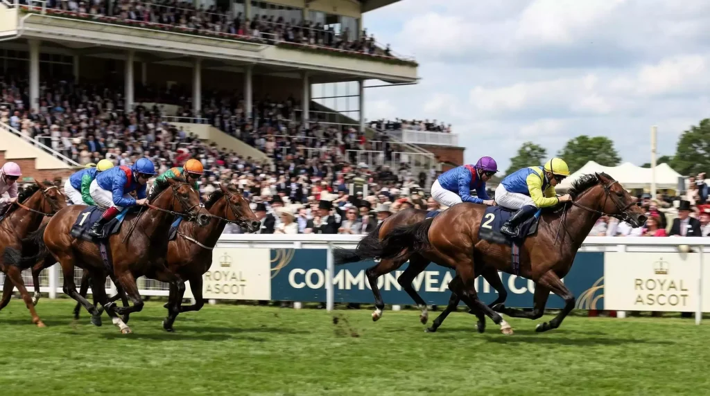 Commonwealth Cup sprint racing at Royal Ascot Group 1