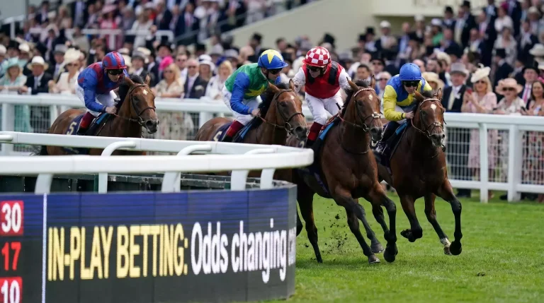 Royal Ascot horse racing in-play betting action